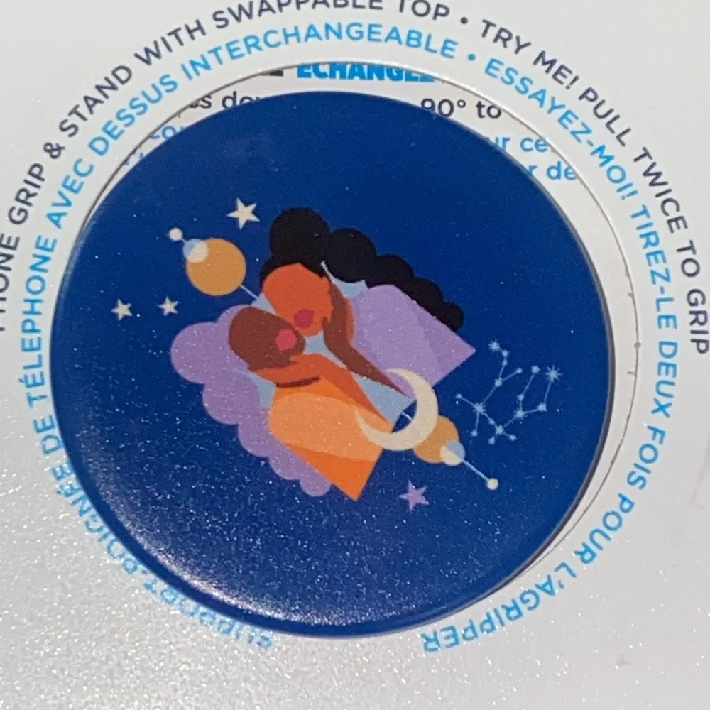 PopSockets-Be Rooted-Gemini -PopGrip Cell Phone Grip & Stand --NEW
